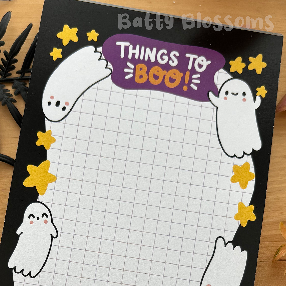 Things to Boo list pad
