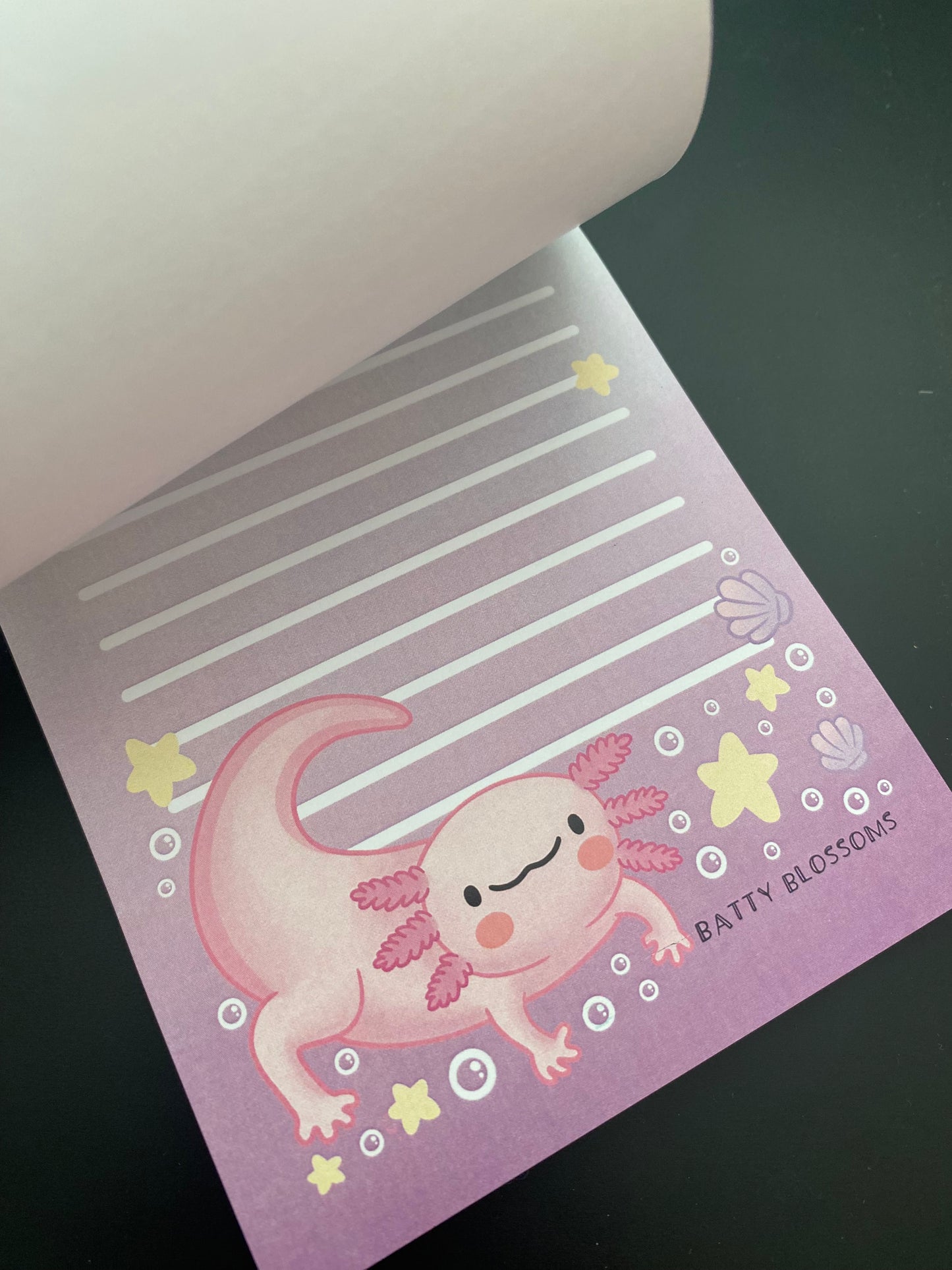 Axolotl Magic list pad