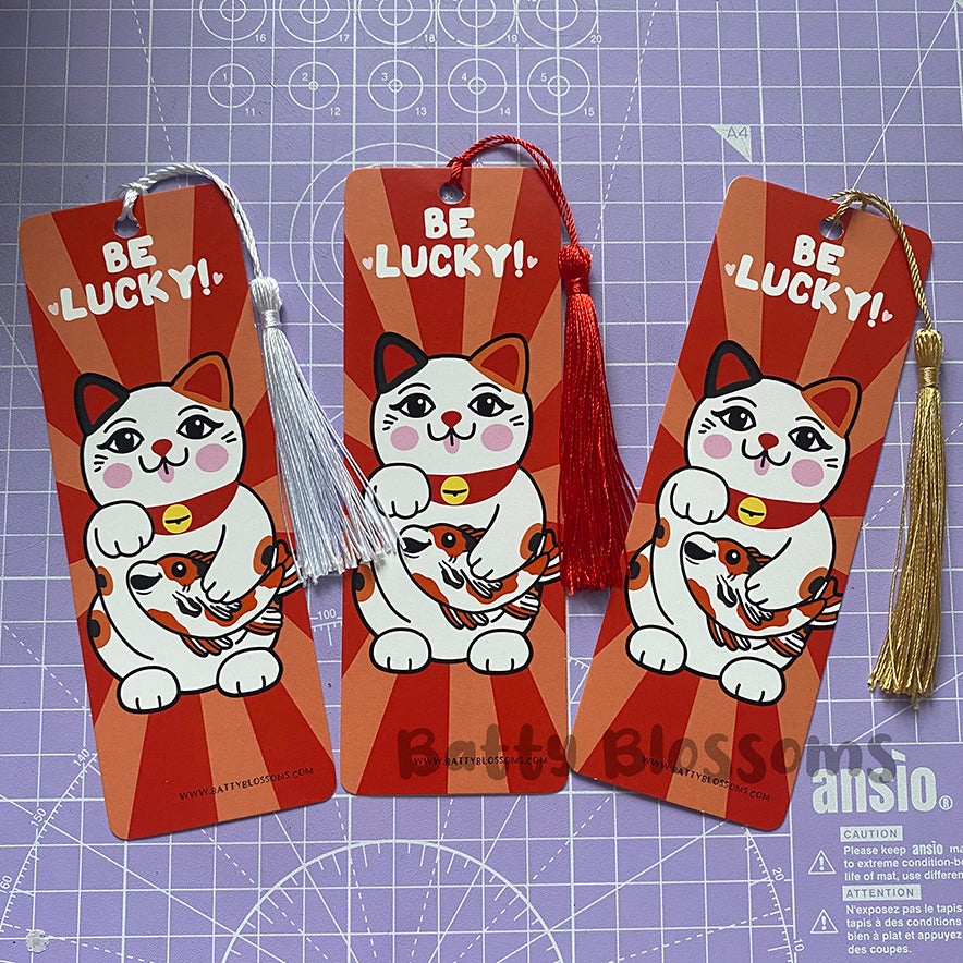Lucky Cat bookmark
