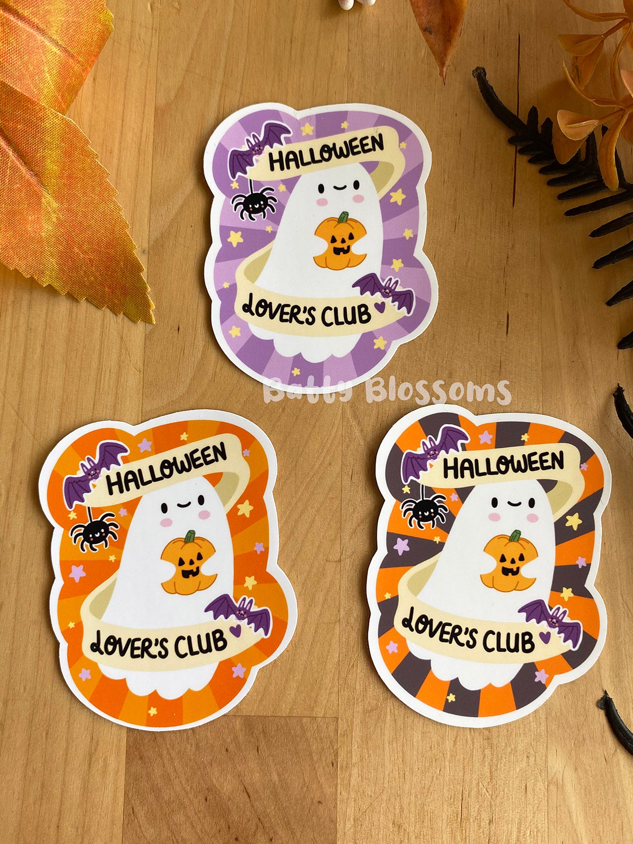 Halloween Lovers Club sticker (Medium)