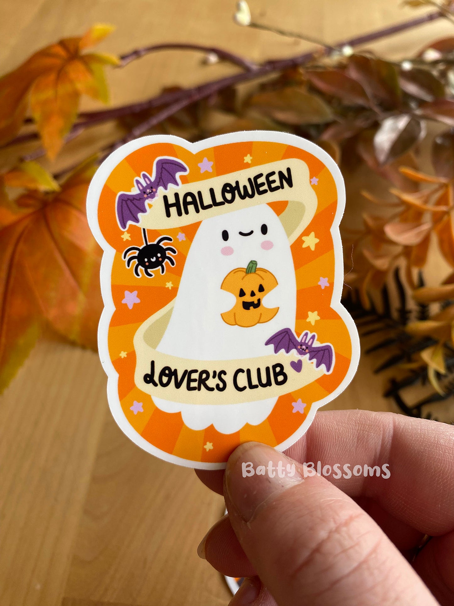 Halloween Lovers Club sticker (Medium)