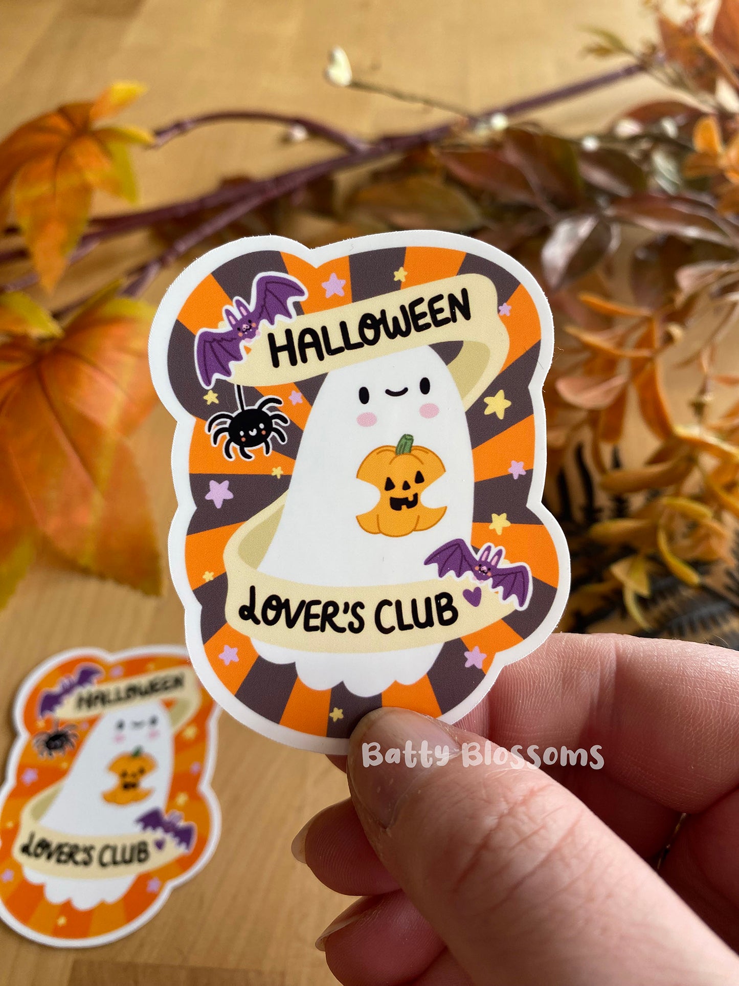 Halloween Lovers Club sticker (Medium)