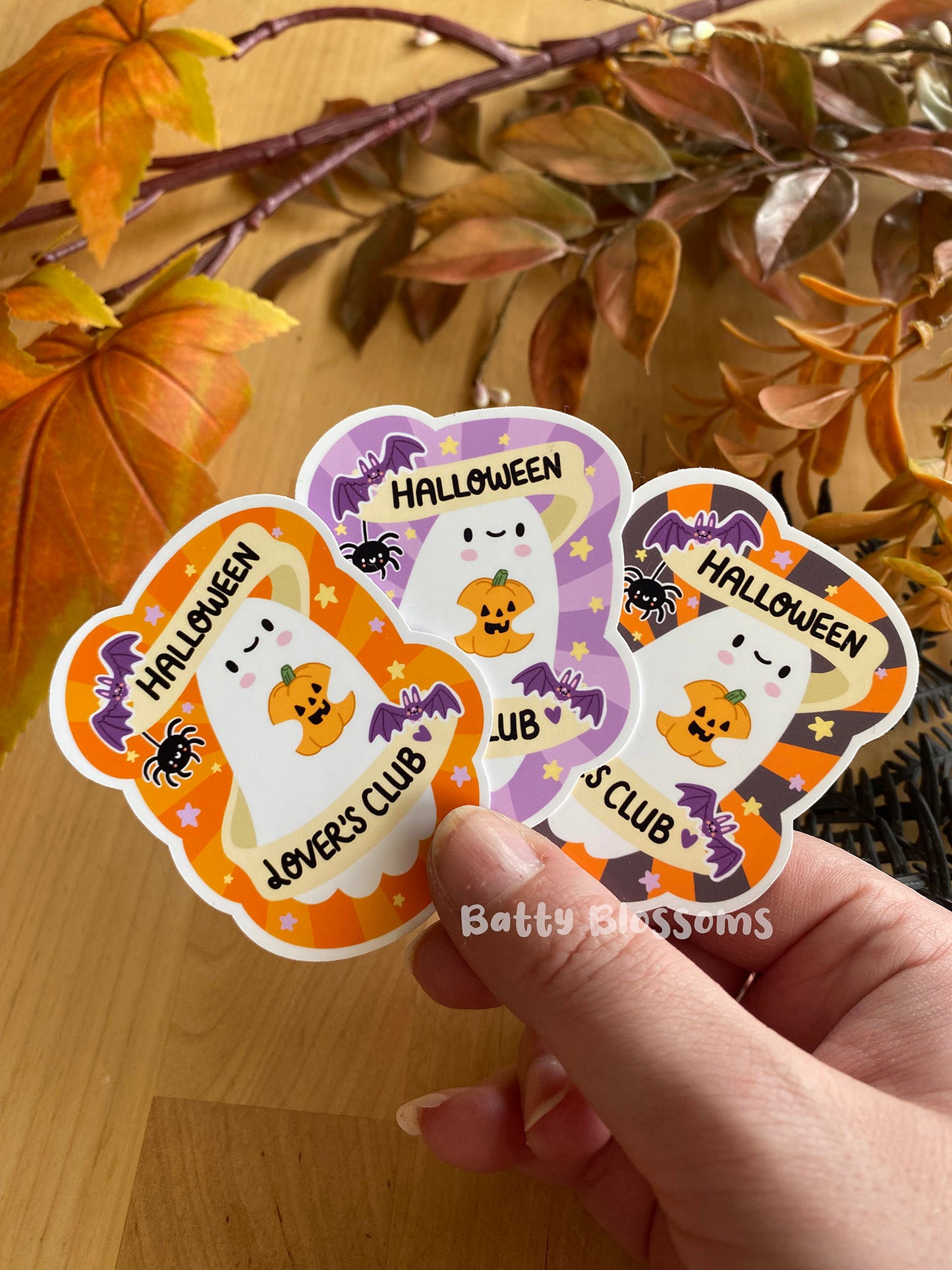 Halloween Lovers Club sticker (Medium)