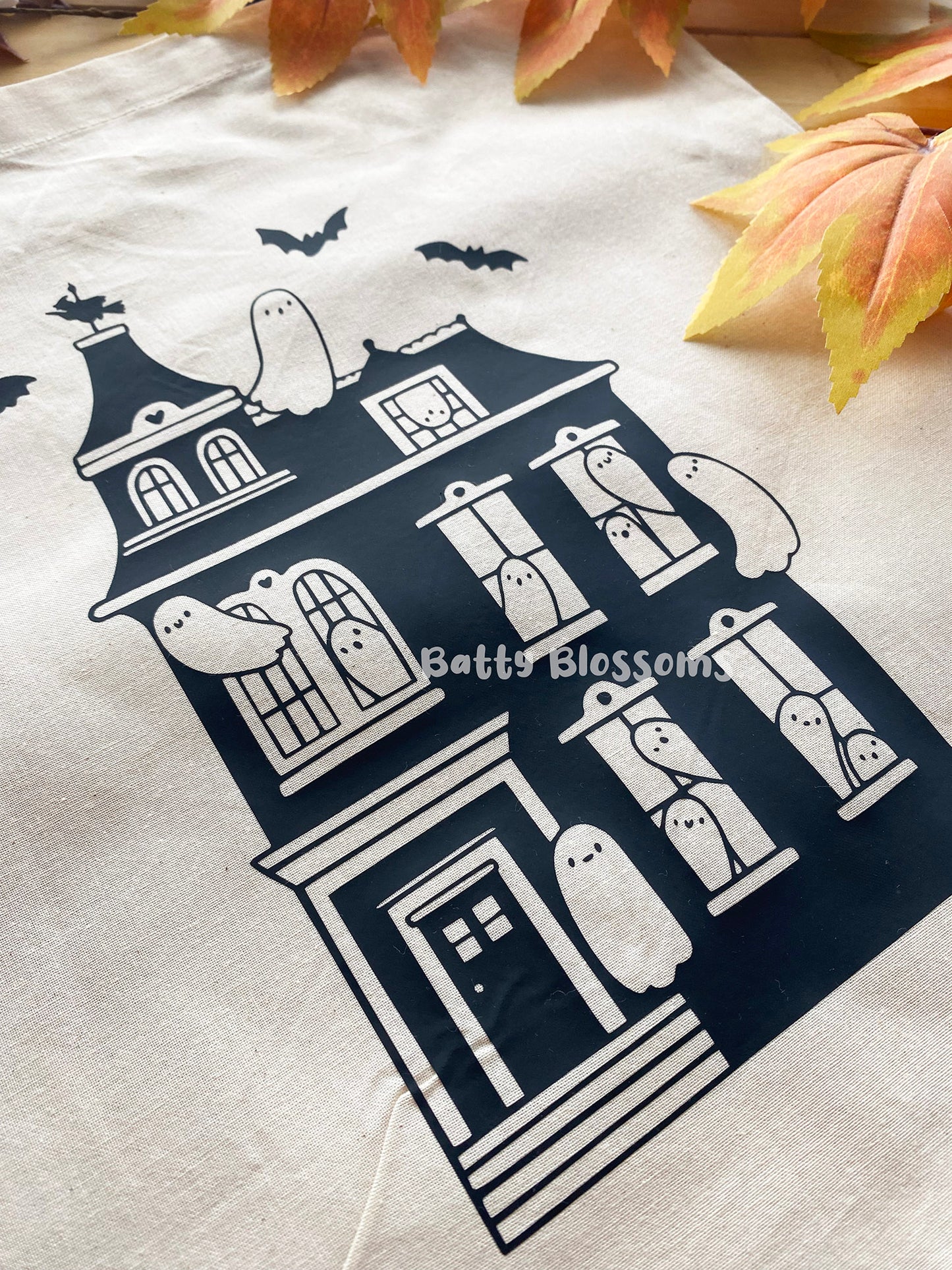 Haunted House tote bag