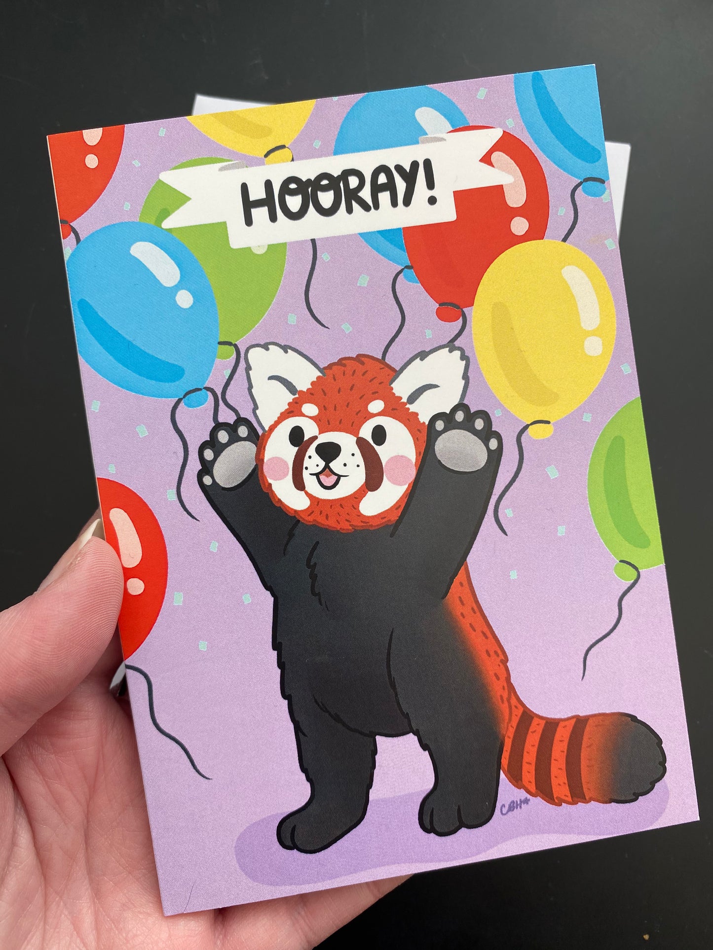 Hooray Red Panda card