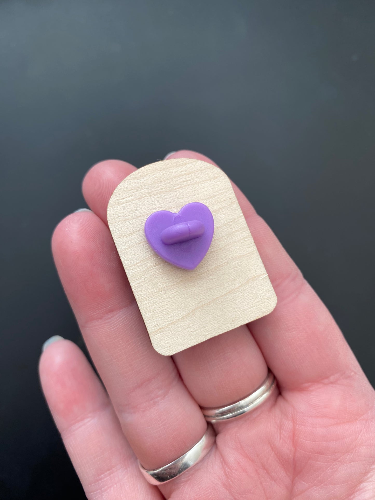 Haunted House wooden pin