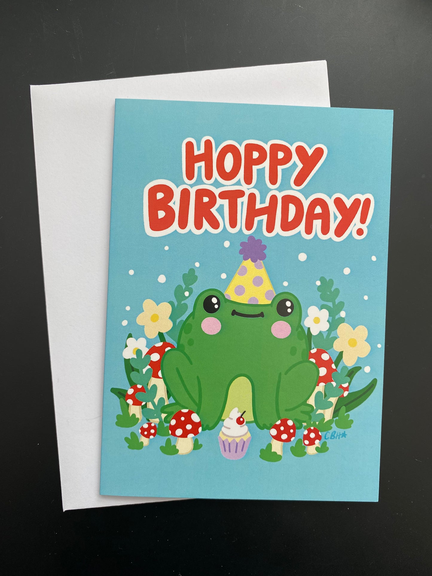 Hoppy Birthday card
