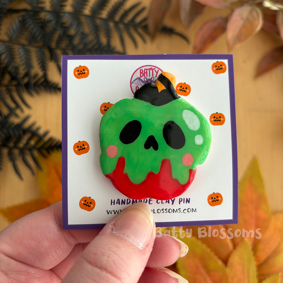 Halloween Clay Pins