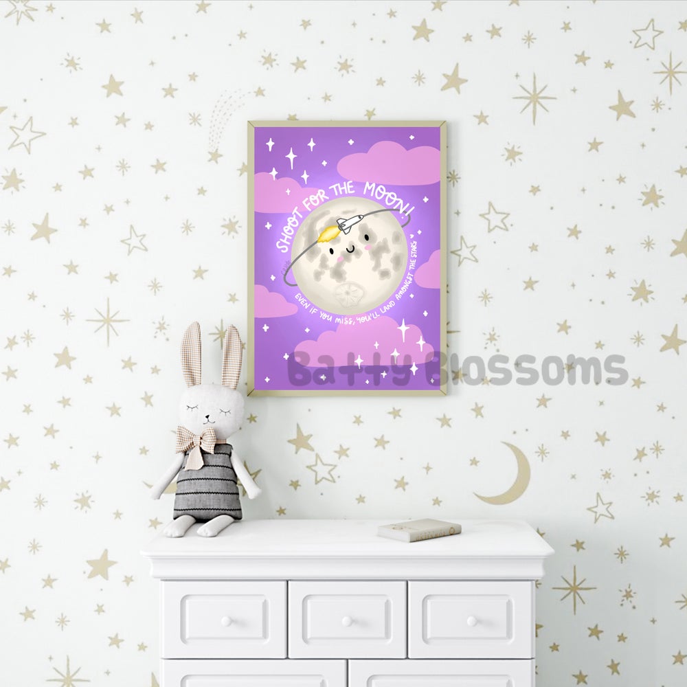 Shoot For the Moon print