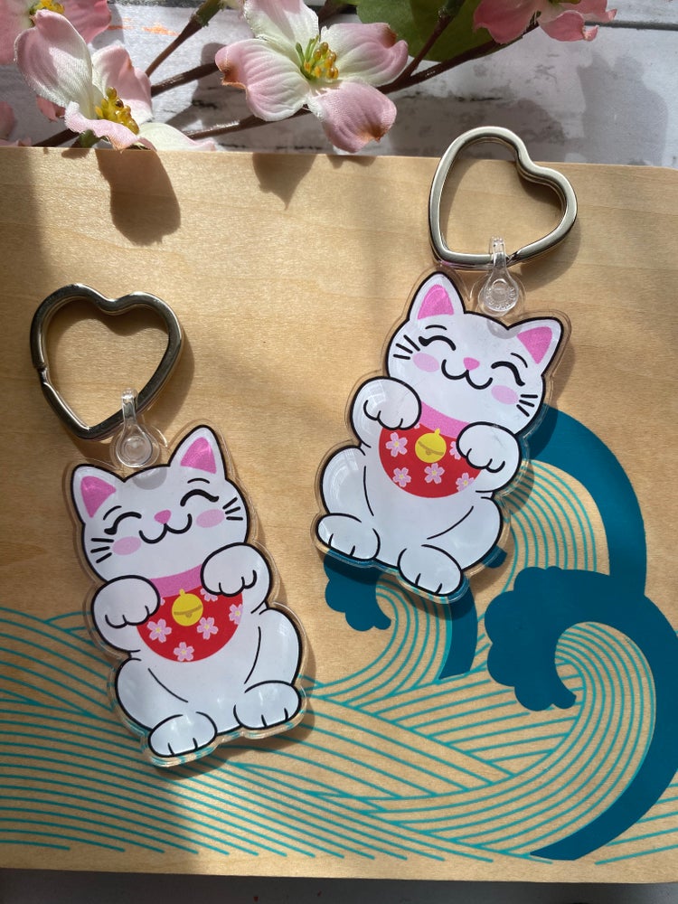 Lucky Cat keyring