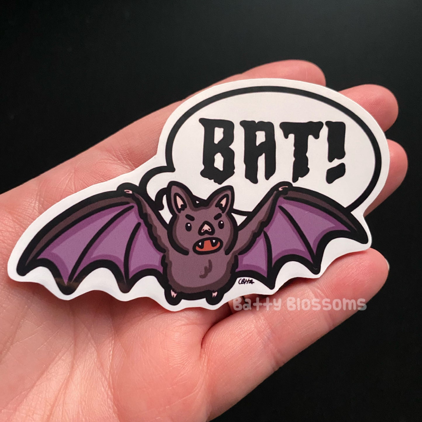 Bat! Lazlo sticker (large)