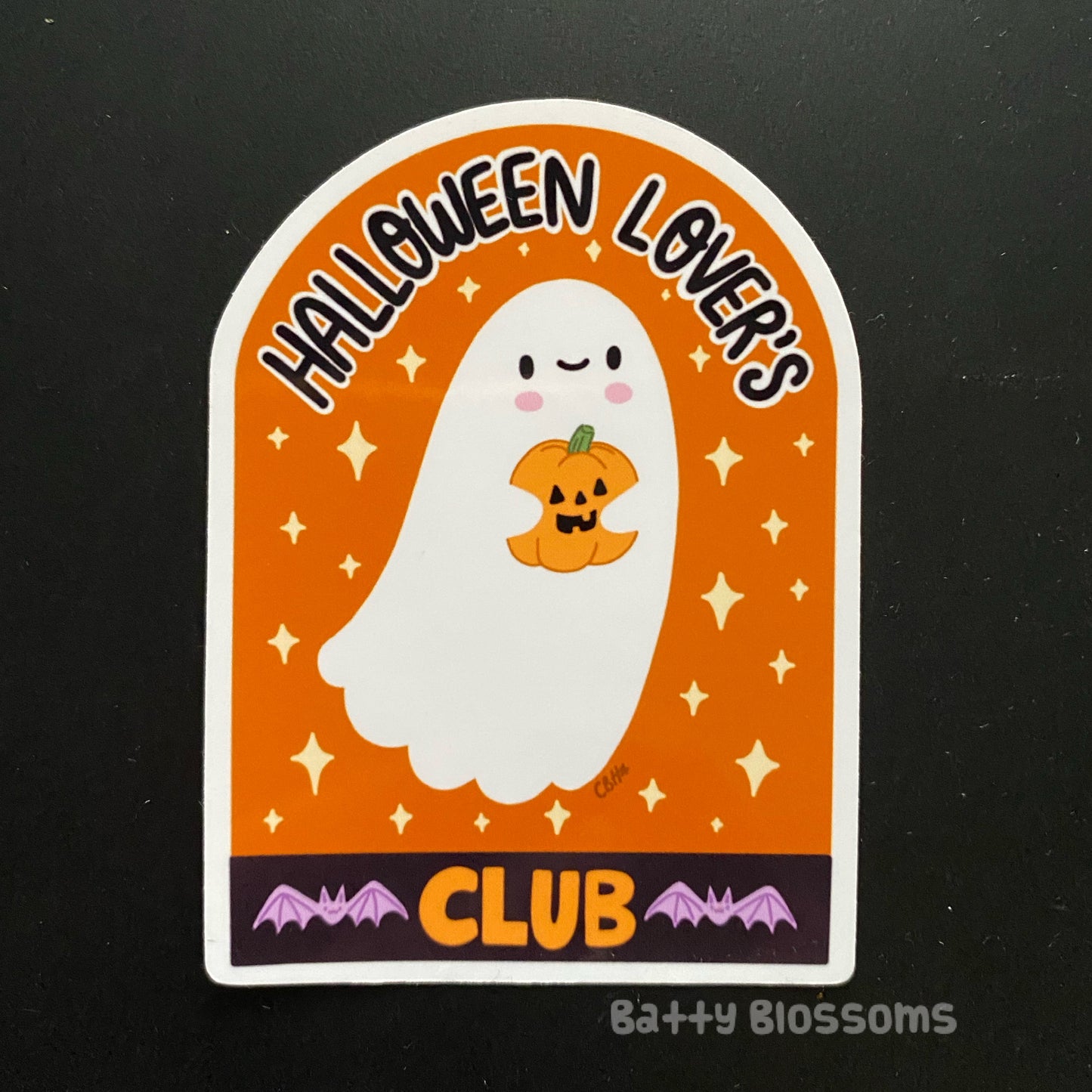 Halloween Lover's Club sticker (large)