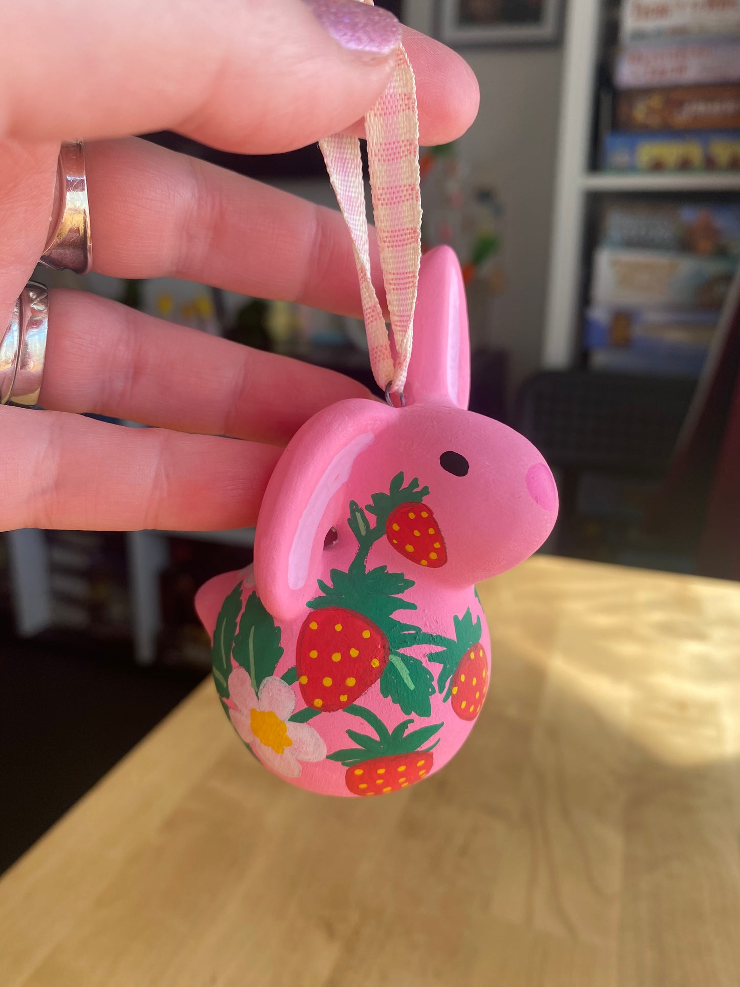 Pair of ceramic bunnies - CUSTOM LISTING FOR CATH