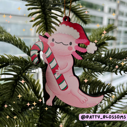 Christmas Axolotl Tree Decoration
