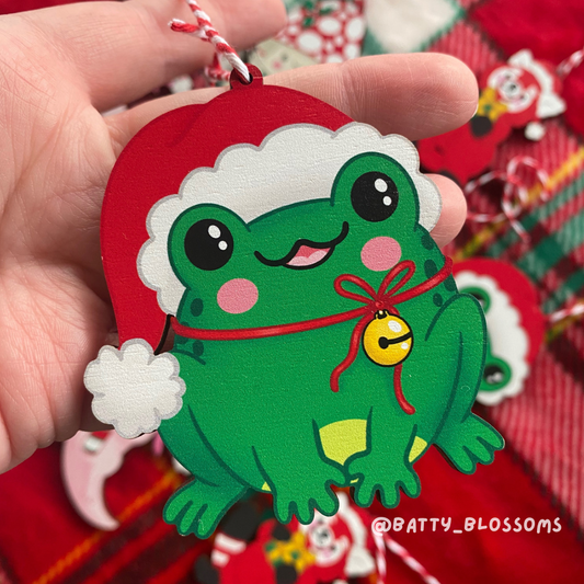 Christmas Frog Tree Decoration