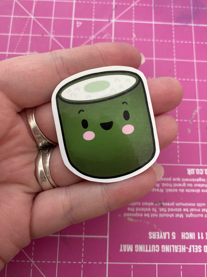Cute Sushi vinyl stickers (medium)