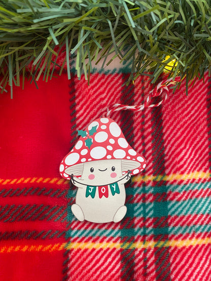Christmas Toadstool Tree Decoration