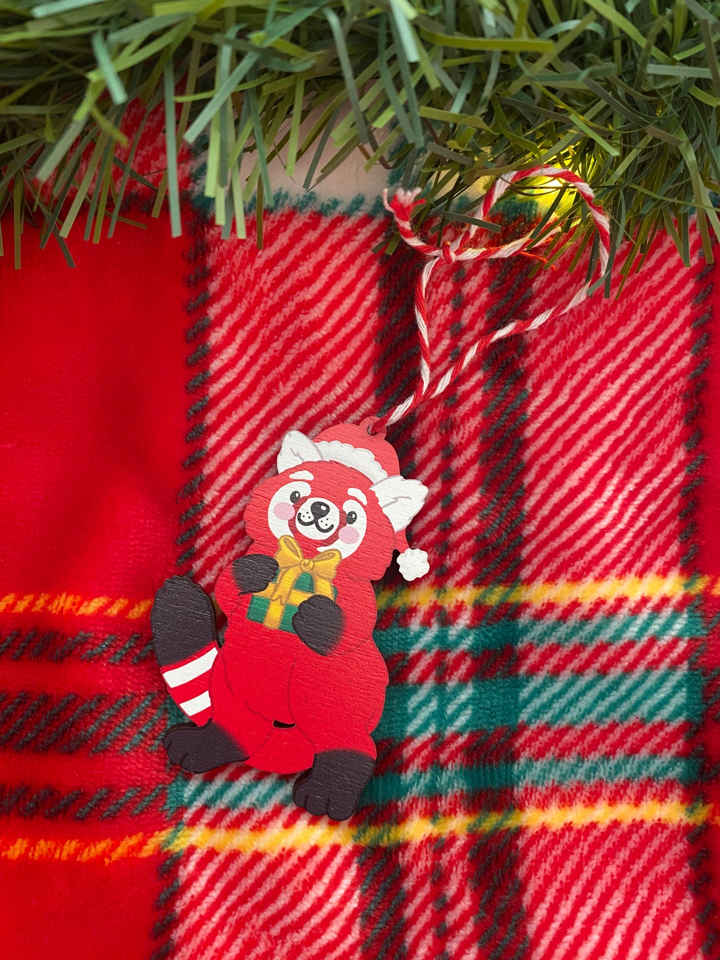 Christmas Red Panda Tree Decoration