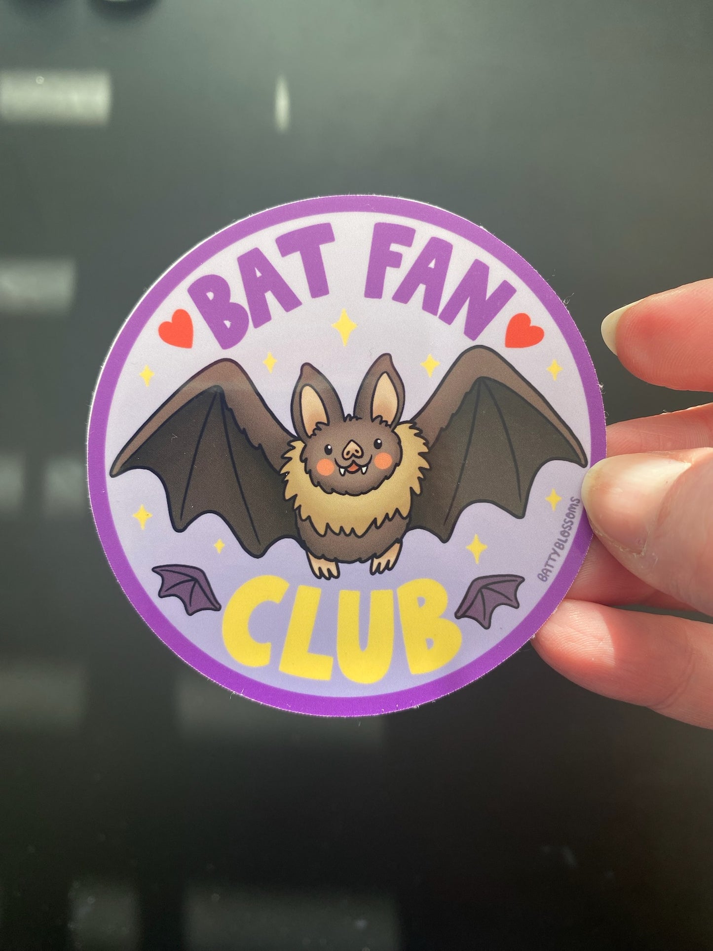 Bat Fan Club sticker (LARGE)