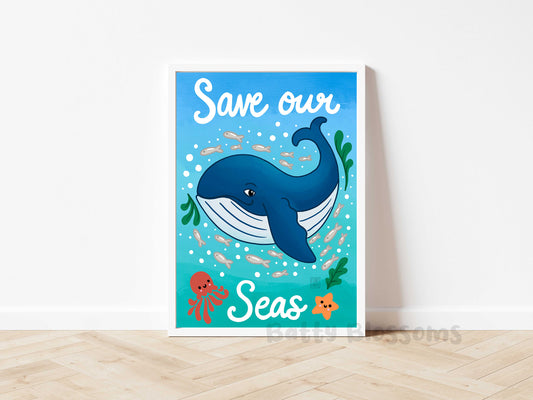 Save Our Seas print