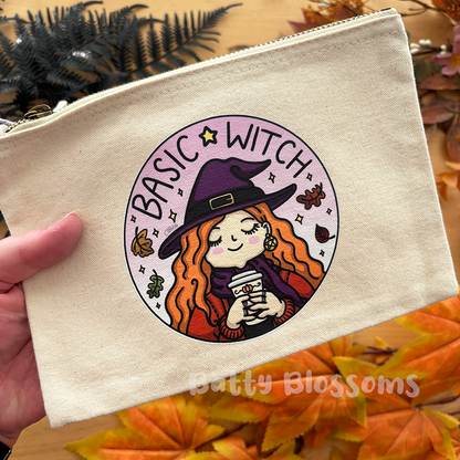 Basic Witch zip-up pouch