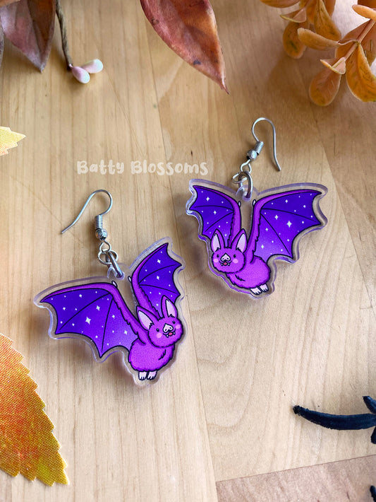 Bat earrings