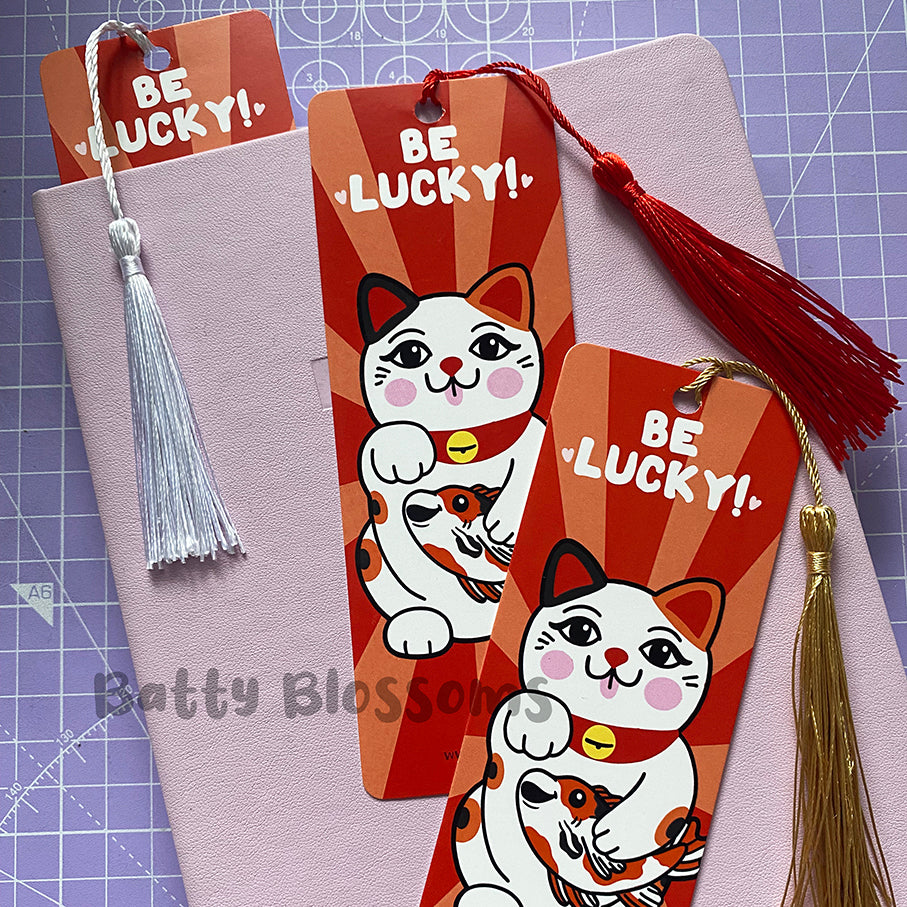 Lucky Cat bookmark
