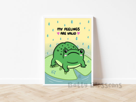 Froggy Feelings Print
