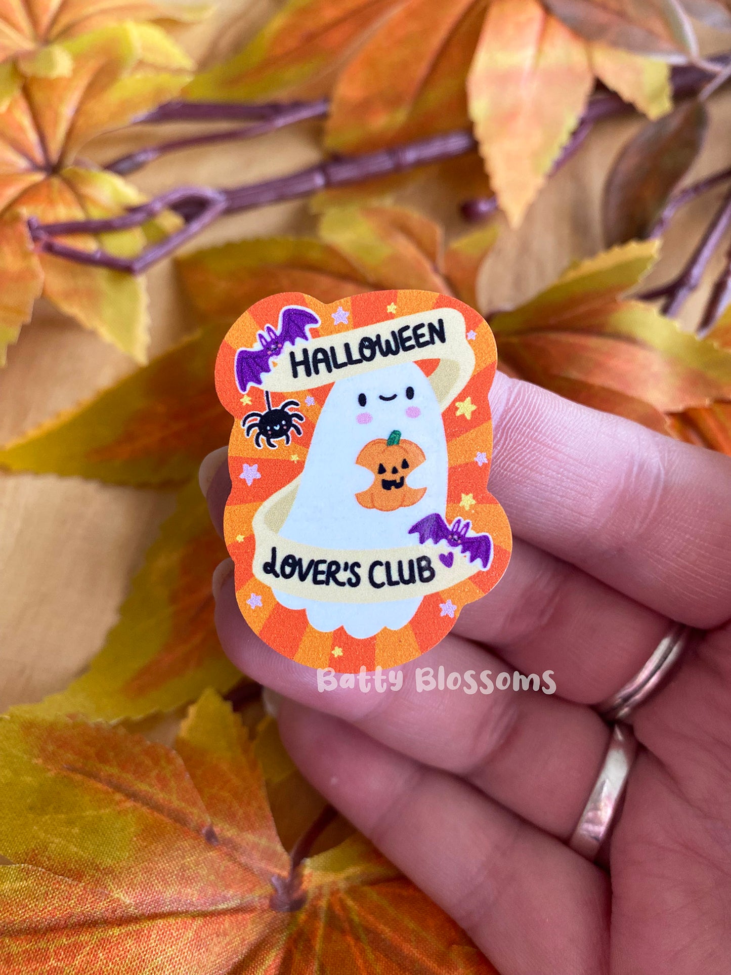 Halloween Lover's Club wooden pin
