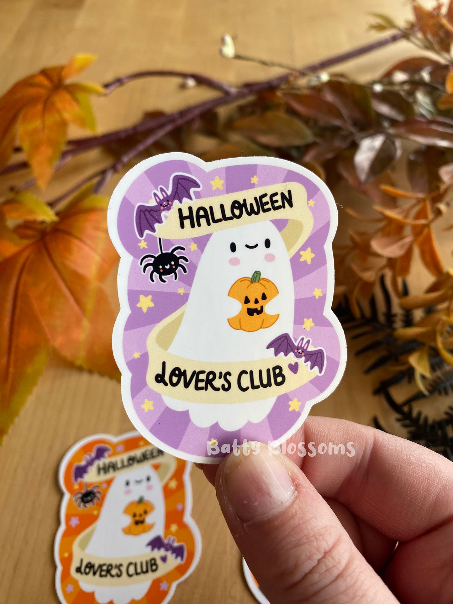 Halloween Lovers Club sticker (Medium)