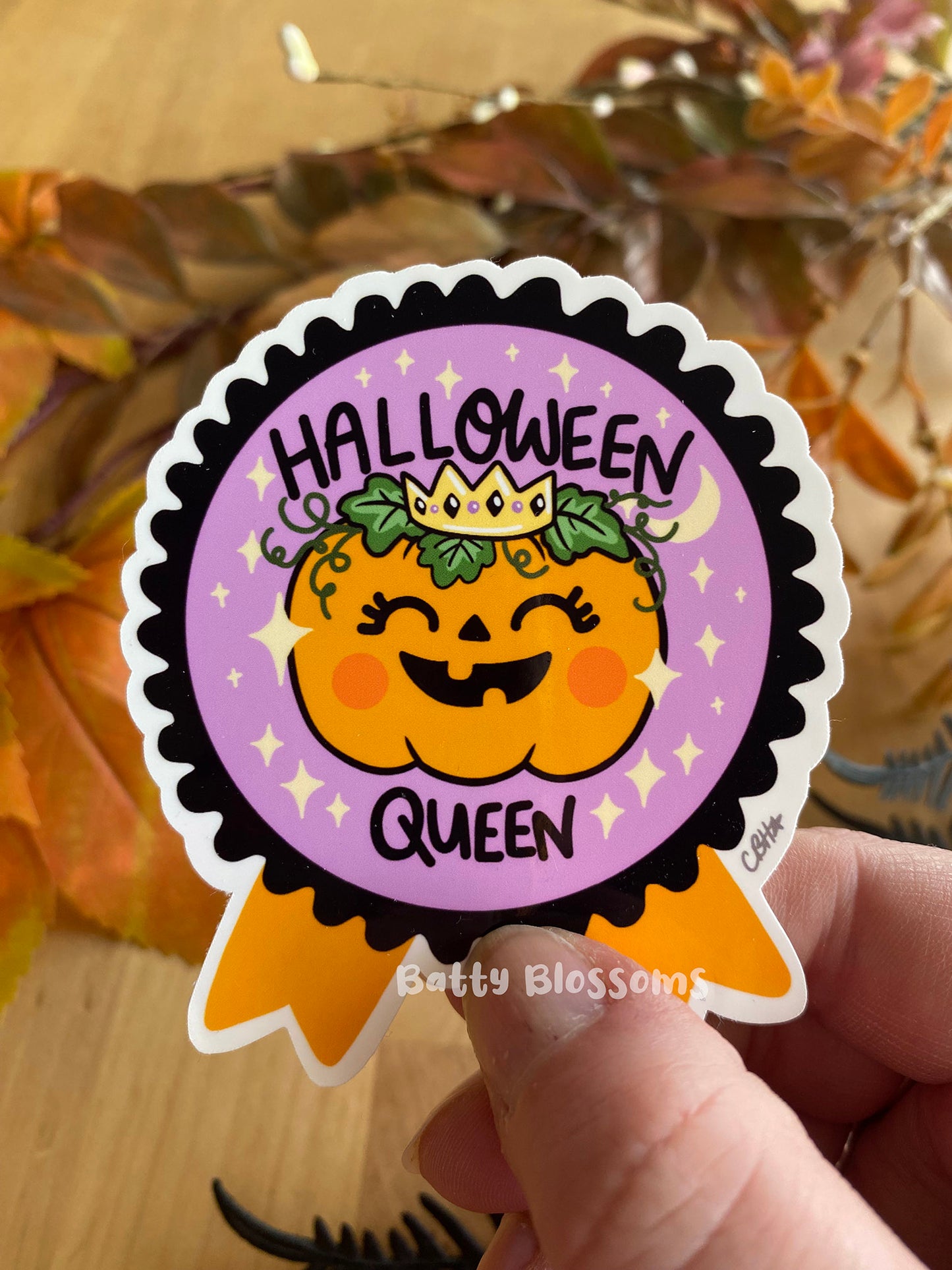 Halloween Queen sticker (large)