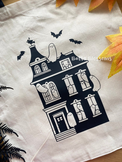 Haunted House tote bag