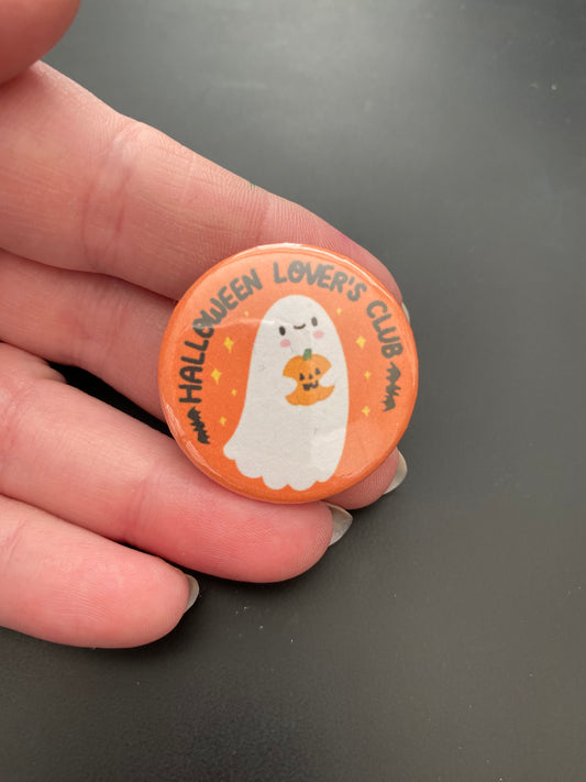 Halloween Club button badge