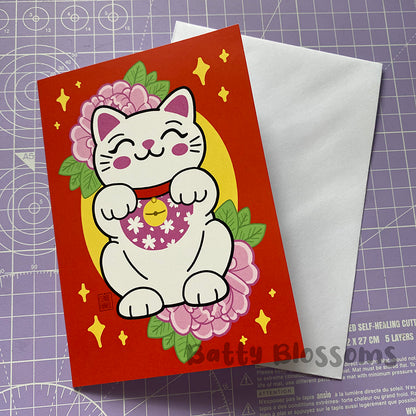 Lucky Cat card