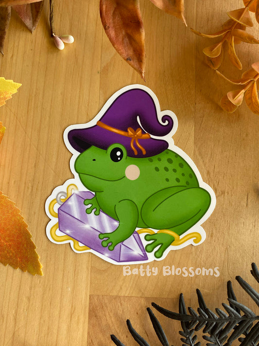 Magic Frog vinyl sticker (large)