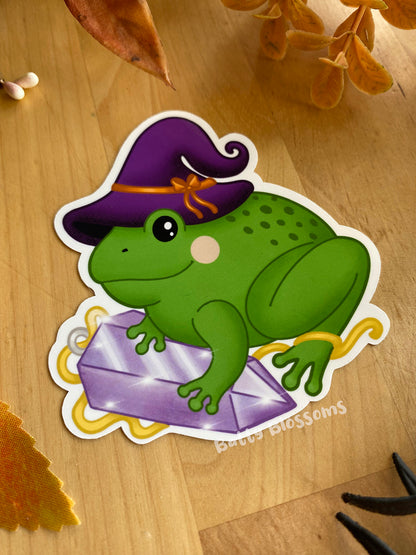 Magic Frog vinyl sticker (large)
