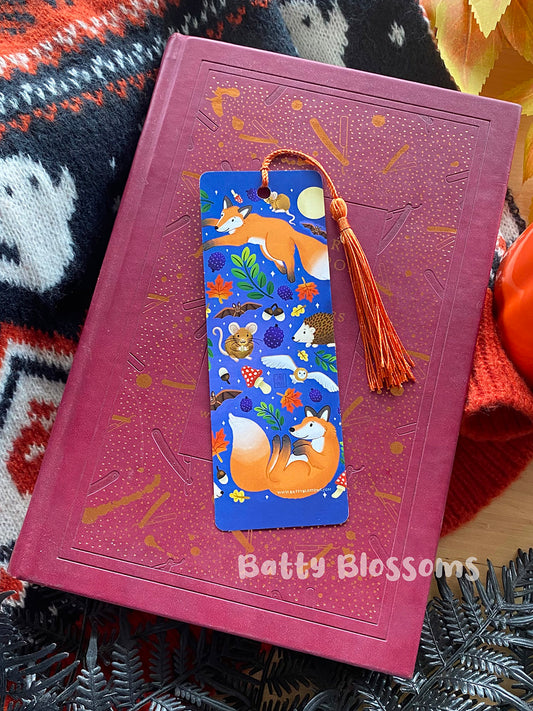 Autumn Animals bookmark