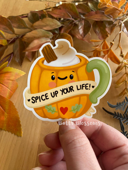 Spice Up Your Life vinyl sticker (large)