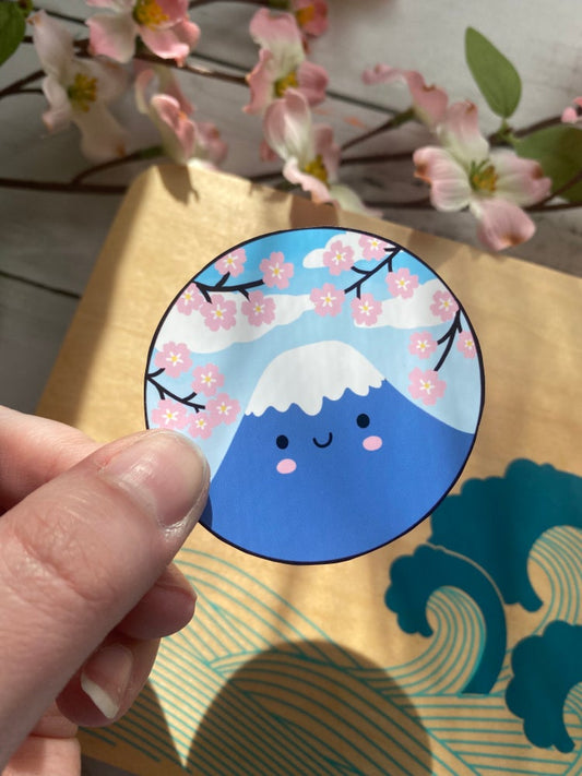 Fuji-san vinyl sticker (medium)