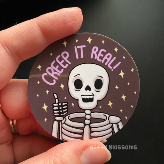 Creep It Real sticker (medium)