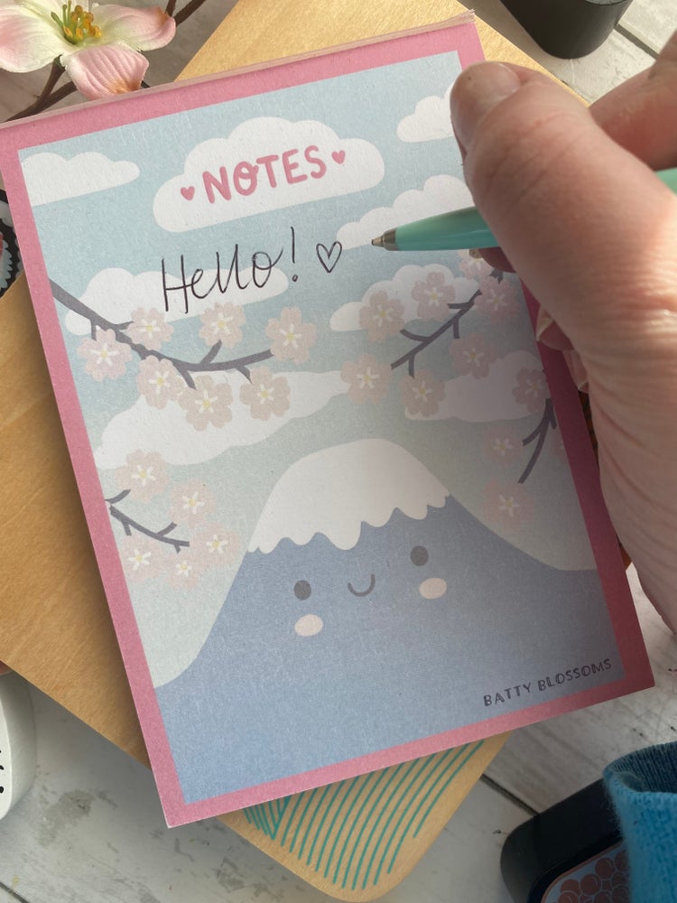 Mount Fuji Notes memo pad
