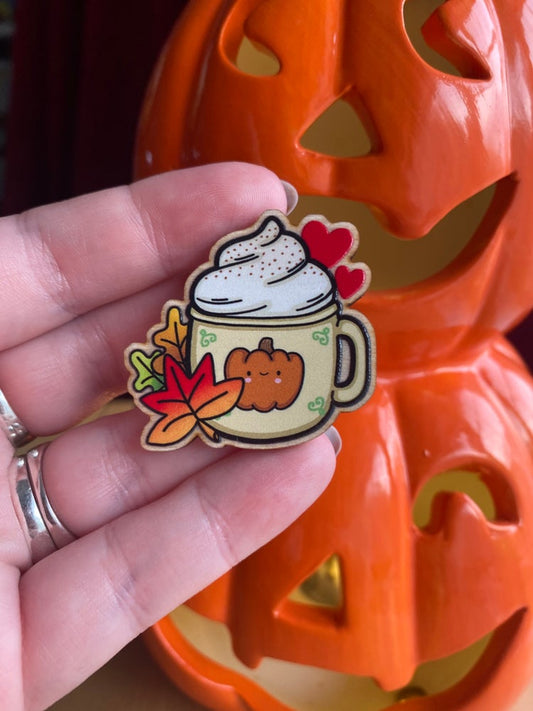 Pumpkin Spice Latte Love pin