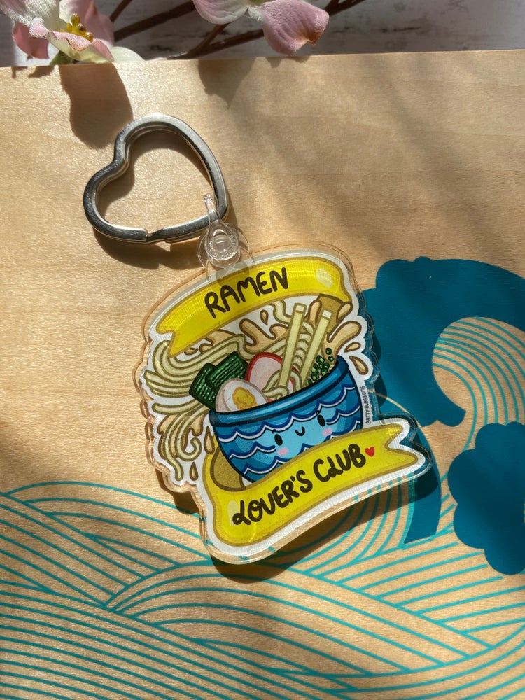 Ramen Lover's Club keyring