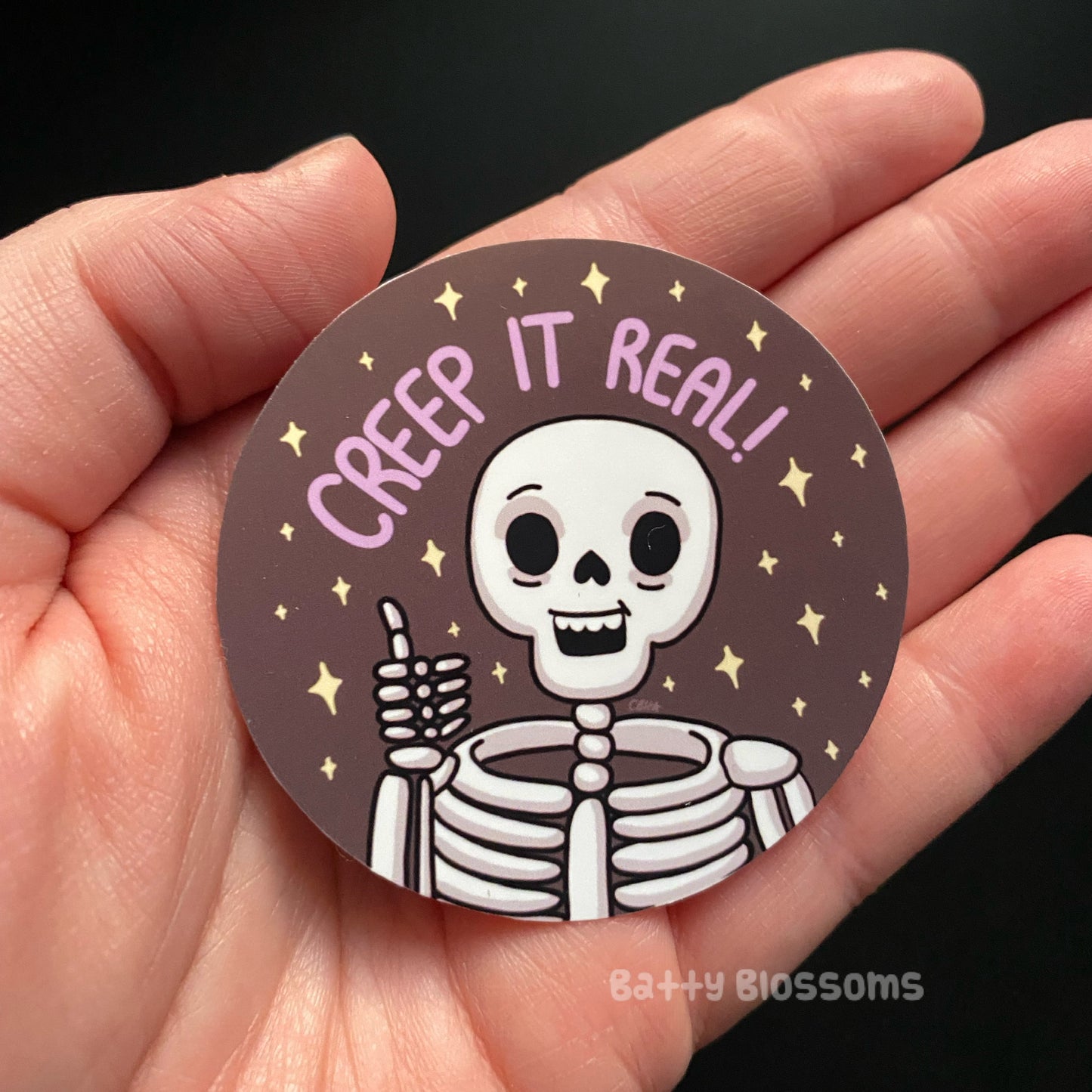 Creep It Real sticker (medium)
