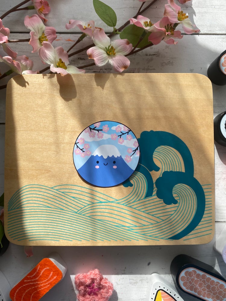 Fuji-san vinyl sticker (medium)