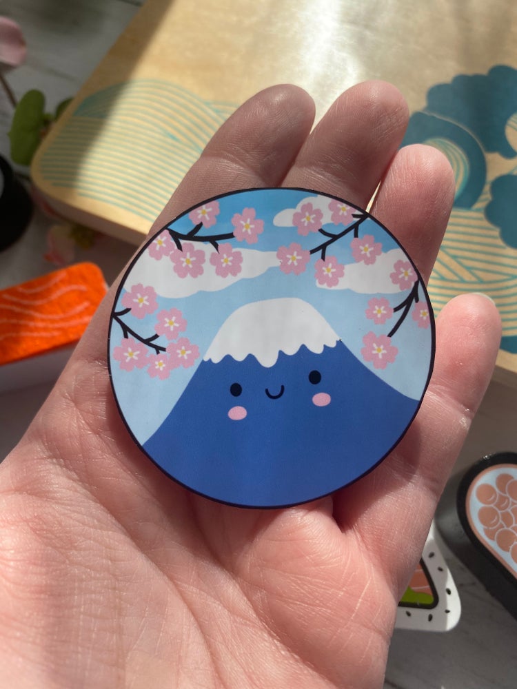 Fuji-san vinyl sticker (medium)