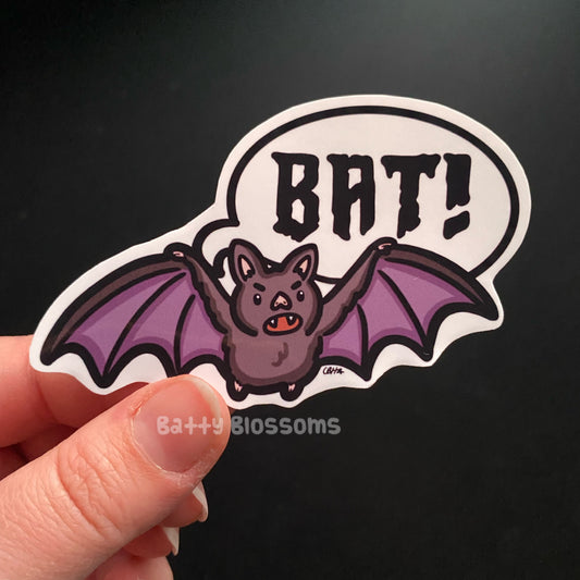 Bat! Lazlo sticker (large)