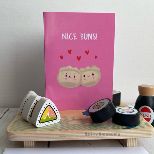 ‘Nice Buns’ steamed buns card