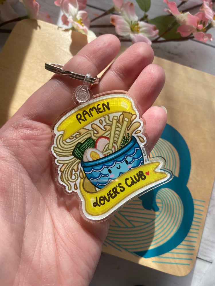 Ramen Lover's Club keyring