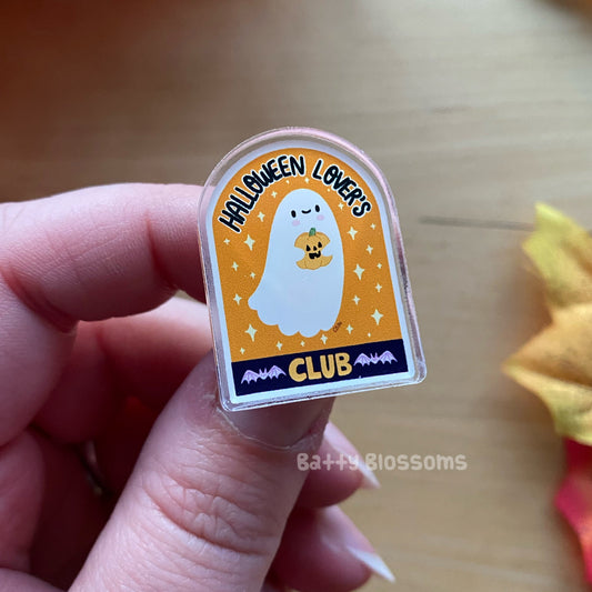 SECONDS Halloween Lover's Club acrylic pin